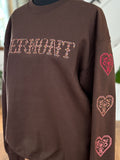 Heart on My Sleeve-Embroidered in Vermont