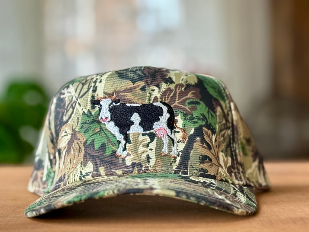 The Cow-Embroidered in Vermont