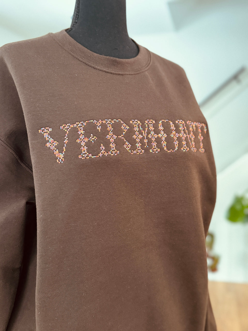 Heart on My Sleeve-Embroidered in Vermont