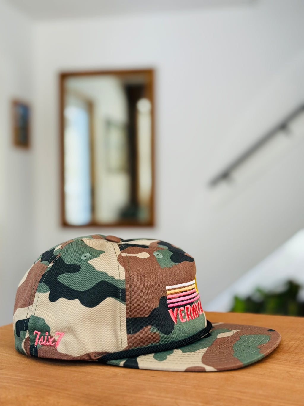 Retro Sunset Vermont Hat-Embroidered in Vermont