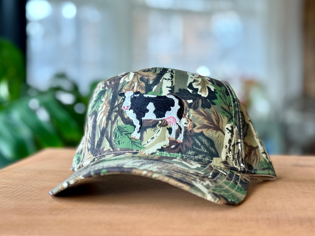 The Cow-Embroidered in Vermont