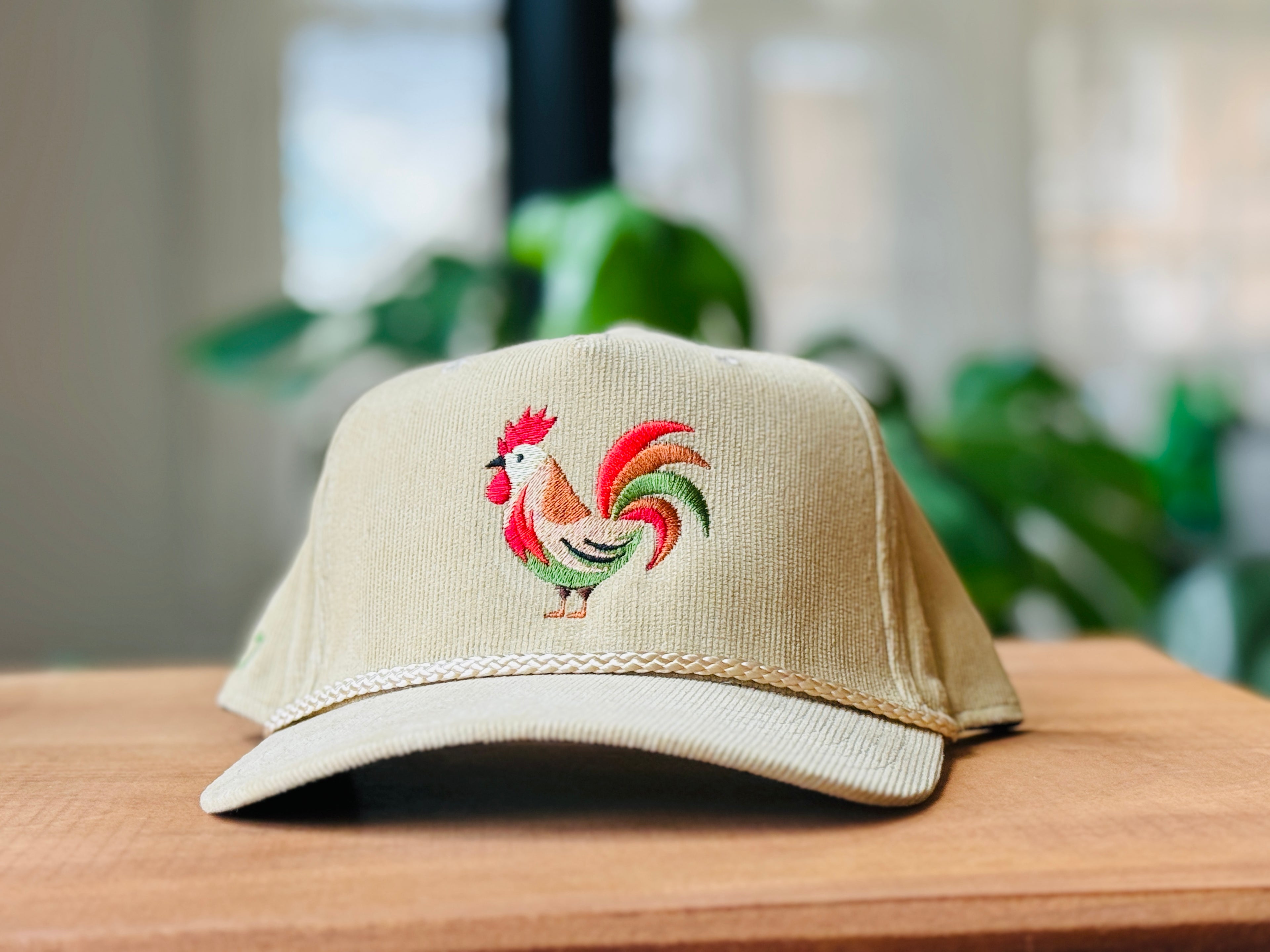 The Rooster corduroy - Embroidered in Vermont