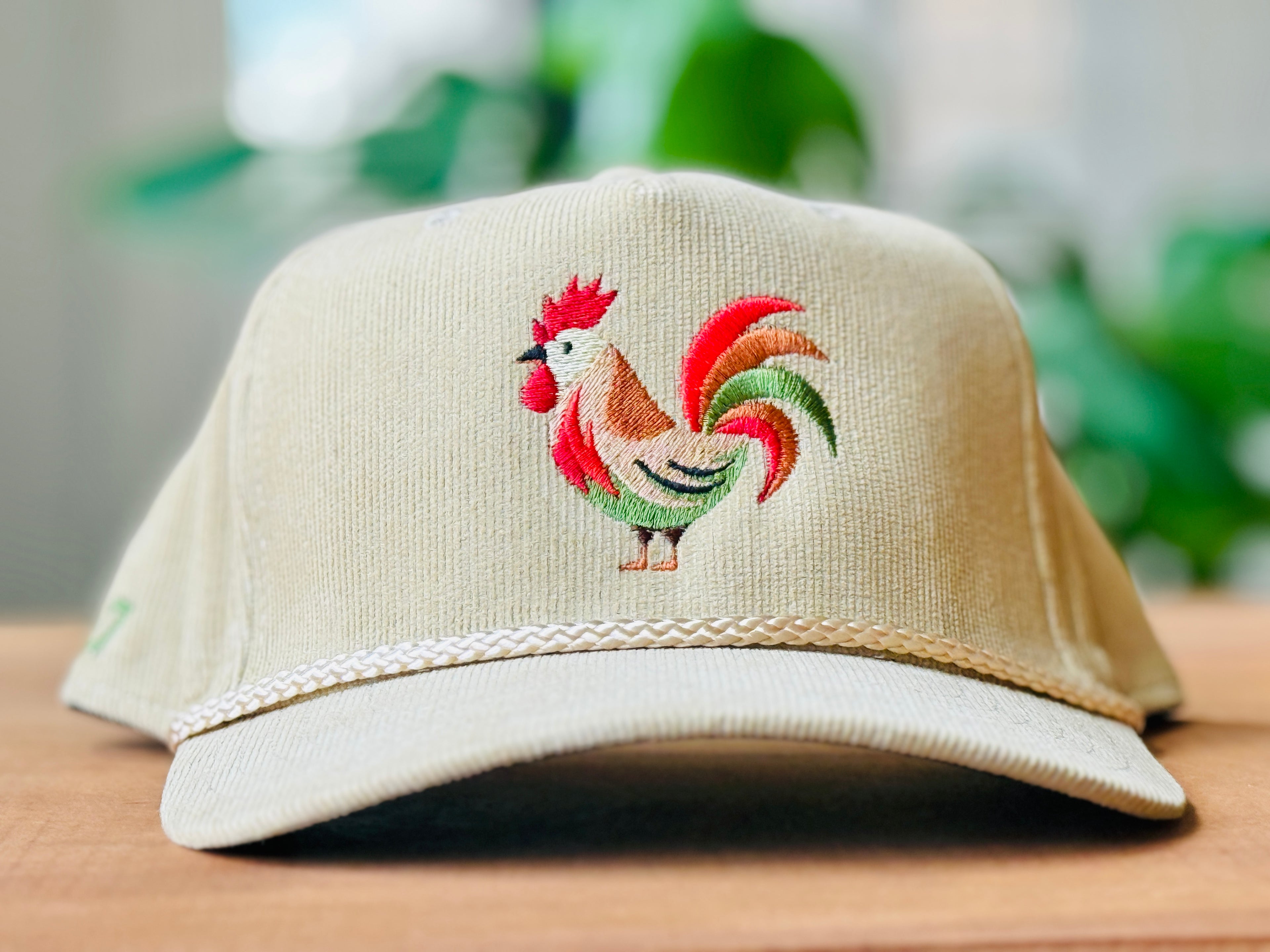 The Rooster corduroy - Embroidered in Vermont