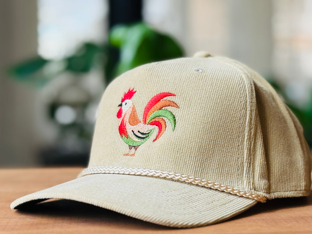 The Rooster corduroy - Embroidered in Vermont