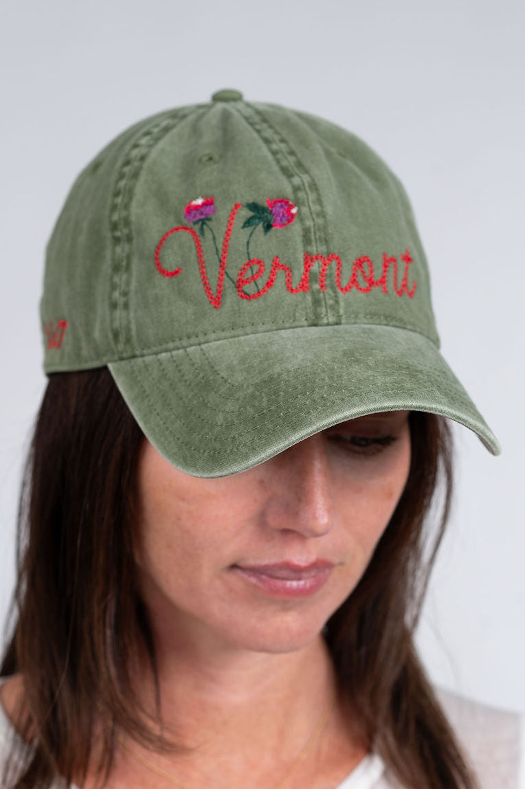 Vermont Chain Stitch Clover– Embroidered in Vermont