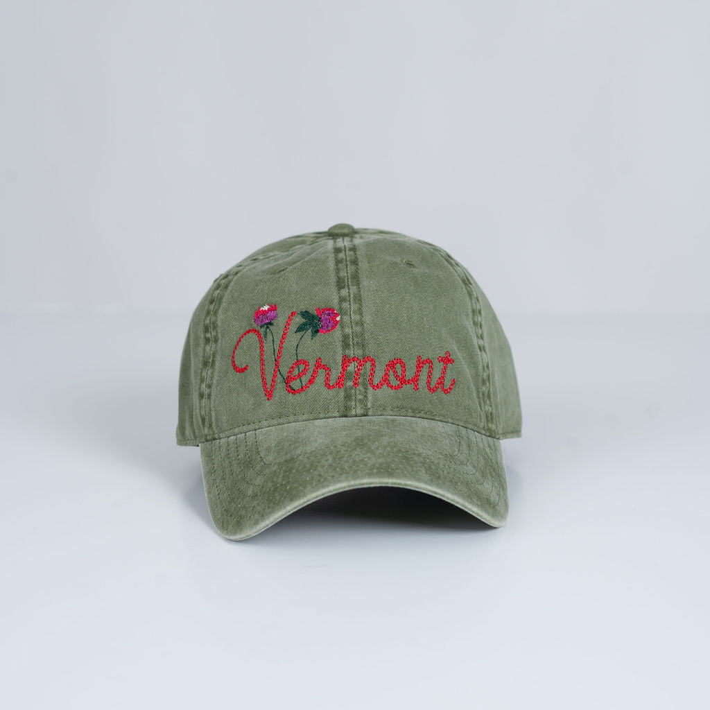 Vermont Chain Stitch Clover– Embroidered in Vermont